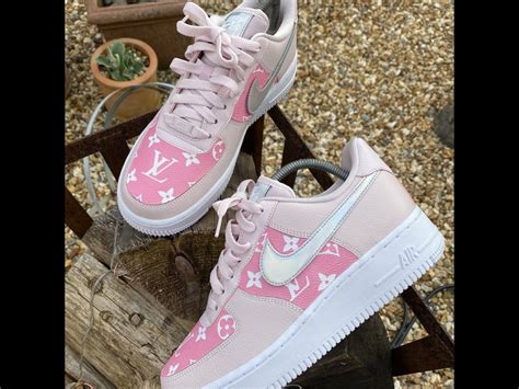 air force 1 louis vuitton rosa